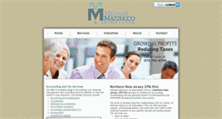 Desktop Screenshot of mazzucco-cpa.com